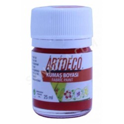 Artdeco Kumaş Boyası 25 ml Karmin - Artdeco