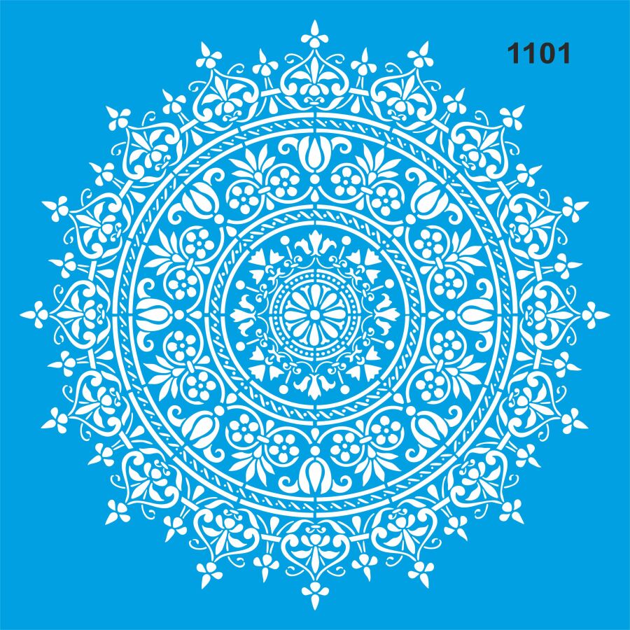 Dairesel Damask Desen - 1