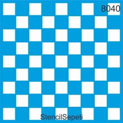 Damalı Desen - StencilSepeti