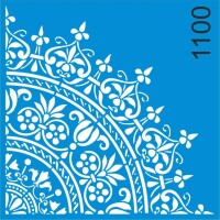 Damask Deseni - Stencil Şablon - StencilSepeti