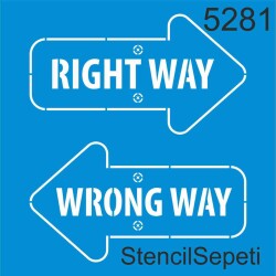 Doğru Yön - StencilSepeti