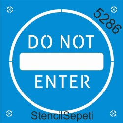 Girilmez - StencilSepeti