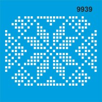 Kilim Deseni - Stencil Boyama Şablonu - StencilSepeti