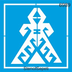 Kilim Deseni - Stencil Şablon - StencilSepeti