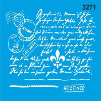 Mektup - Stencil Boyama Şablonu - StencilSepeti