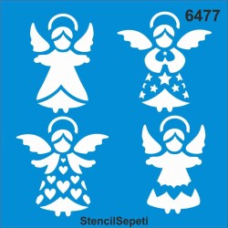 Melekler - StencilSepeti