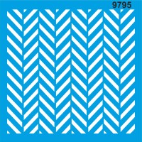 Parke Deseni - Stencil Boyama Şablonu - StencilSepeti