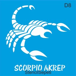Scorpio Akrep - StencilSepeti