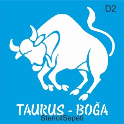 Taurus - Boğa - StencilSepeti